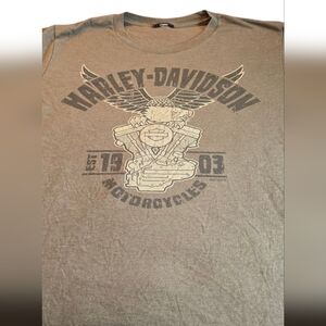 Harley Davidson Viking Land Shirt Size Large